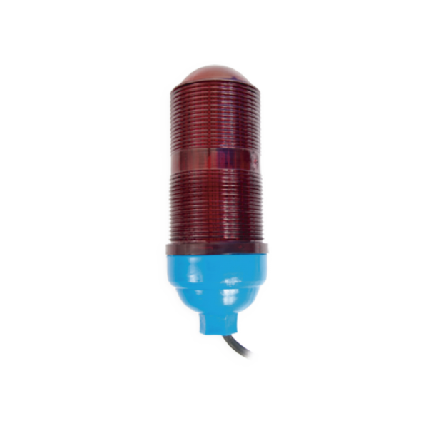 Lámpara de obstrucción con globo rojo de policarbonato (Sin Foco). - SYSCOM TOWERS SLOP-5SF. Radiocomunicación SYSCOM TOWERS SLOP-5SF