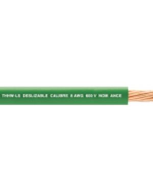 Cable 10 awg  color verde