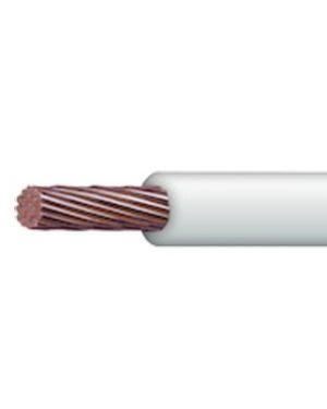 Cable 8 awg  color blanco
