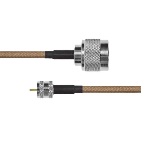 Jumper de Cable Coaxial RG-142/U de 180 cm y Conectores N Macho a Mini-UHF Macho. - EPCOM INDUSTRIAL SN-142-MIN-180. Radiocomunicación EPCOM INDUSTRIAL SN-142-MIN-180