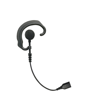 Auricular de gancho para el oído (RESPONDER) con cable de fibra trenzada y conector SNAP. Requiere micrófono de solapa de 1 o 2 hilos de la Serie SNAP. - PRYME SNP-EH. Radiocomunicación PRYME SNP-EH