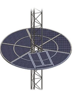 Sistema Antiescala tipo Sombrilla para tramo de Torre STZ-60. - SYSCOM TOWERS SOM-60. Radiocomunicación SYSCOM TOWERS SOM-60