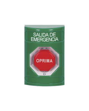 Botón de Salida de Emergencia en Español