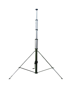 Mástil Telescópico Retraible Manual de 9 metros con Accesorios. Incluye Tripie. - SYSCOM TOWERS TELE-MAST-M9. Radiocomunicación SYSCOM TOWERS TELE-MAST-M9