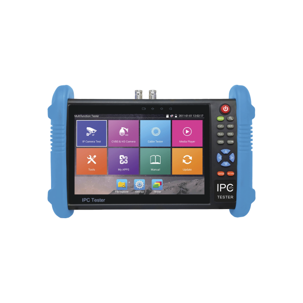 Probador de Vídeo Android con Pantalla LCD de 7" para IP ONVIF / HD-TVI (8MP)