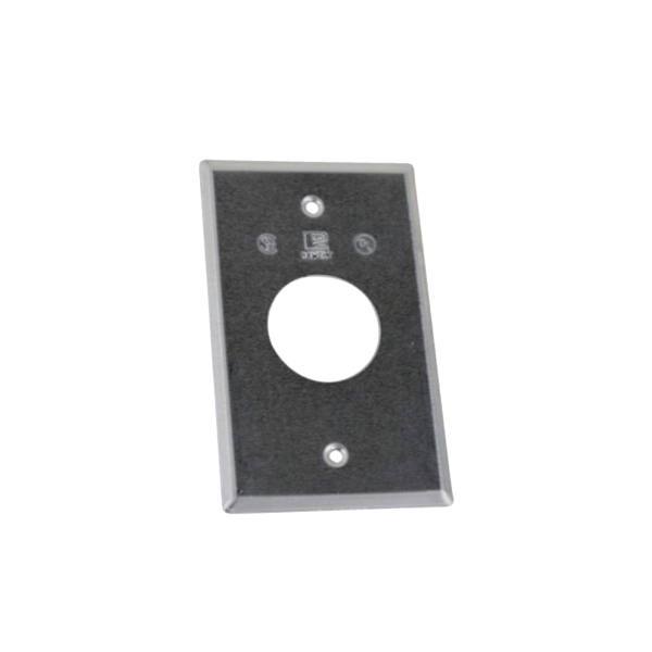 Tapa rectangular aluminio para contacto 40.38 mm tipo RR a prueba de intemperie. - RAWELT TR-0423. Videovigilancia RAWELT TR-0423