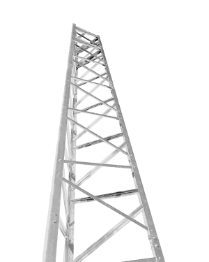 Torre Autosoportada de 48ft (14.6m) Titan T200 Galvanizada (incluye anclaje) - Trylon TRY-T-48-T200. Radiocomunicación Trylon TRY-T-48-T200