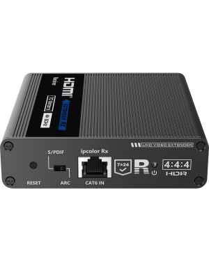 Receptor  HD HDMI 4K@60Hz con IR / Distancia de 70 Metros / Conexión en cascada con TT676 - EPCOM TITANIUM TT-676RX. Videovigilancia EPCOM TITANIUM TT-676RX