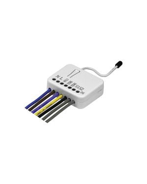 Modulo de relevador con tecnologia inalambrica Z-WAVE doble relay