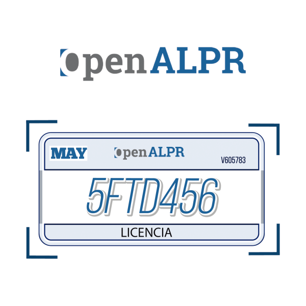 Licencia anual de mantenimiento y actualización de software OpenALPR / por cámara - OpenALPR UPDATE-OPENALPR01. Videovigilancia OpenALPR UPDATE-OPENALPR01