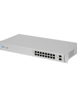 Switch UniFi administrable de 18 puertos (16 Gibabit PoE+ 802.3at/af y pasivo 24V + 2 SFP) 150 Watts - UBIQUITI NETWORKS US-16-150W. Videovigilancia UBIQUITI NETWORKS US-16-150W