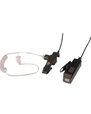 Kit de Micrófono-Audífono profesional de 2 cables para KENWOOD NX-340/320/420