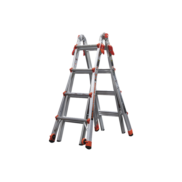 Escalera Multi-Posiciones de 5.18 m (17') para Suelos Inclinados o con Desniveles. - Little Giant Ladder Systems VELOCITY-M17-IA. Videovigilancia Little Giant Ladder Systems VELOCITY-M17-IA