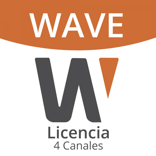 Licencia Wisenet Wave Para 4 Canales  de Grabador Hanwha - Hanwha Techwin Wisenet WAVE-EMB-04. Videovigilancia Hanwha Techwin Wisenet WAVE-EMB-04
