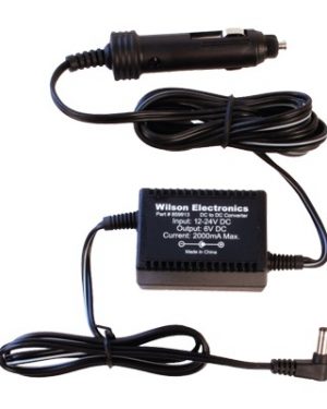 Adaptador de corriente DC / DC para vehículos.  6 Vcd  / 2A  Compatible con los amplificadores de señal celular Drive 4G-X