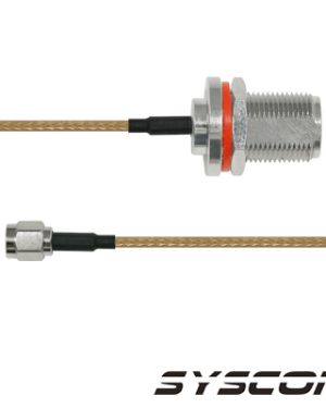 Cable RG-316 de 30 cm. con conectores N-Hembra a SMA Macho. - EPCOM INDUSTRIAL SNH-316-SMA-30. Radiocomunicación EPCOM INDUSTRIAL SNH-316-SMA-30